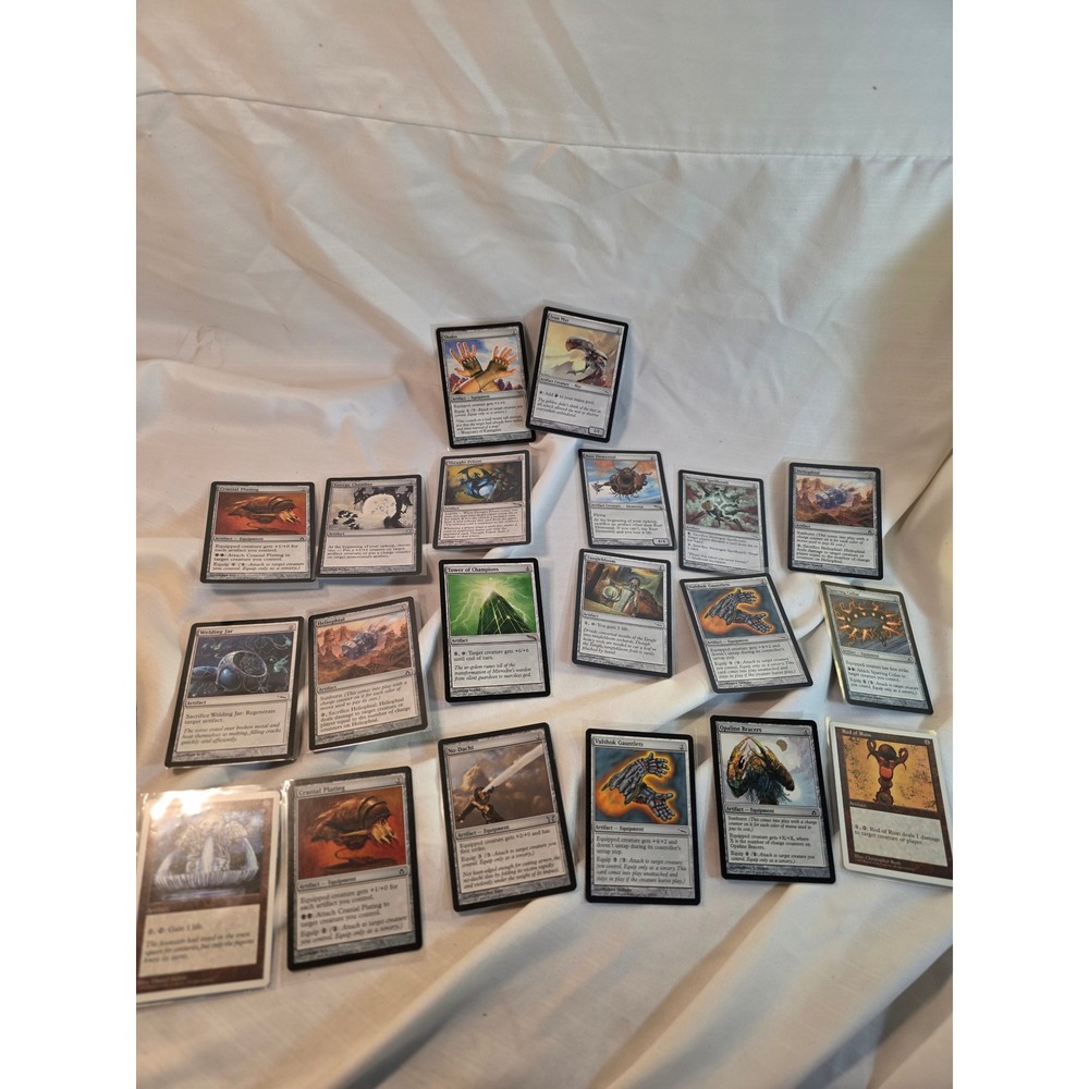 Magic The Gathering MTG Artifact Card Lot Cranial Plating Welding Jar Mirrodin